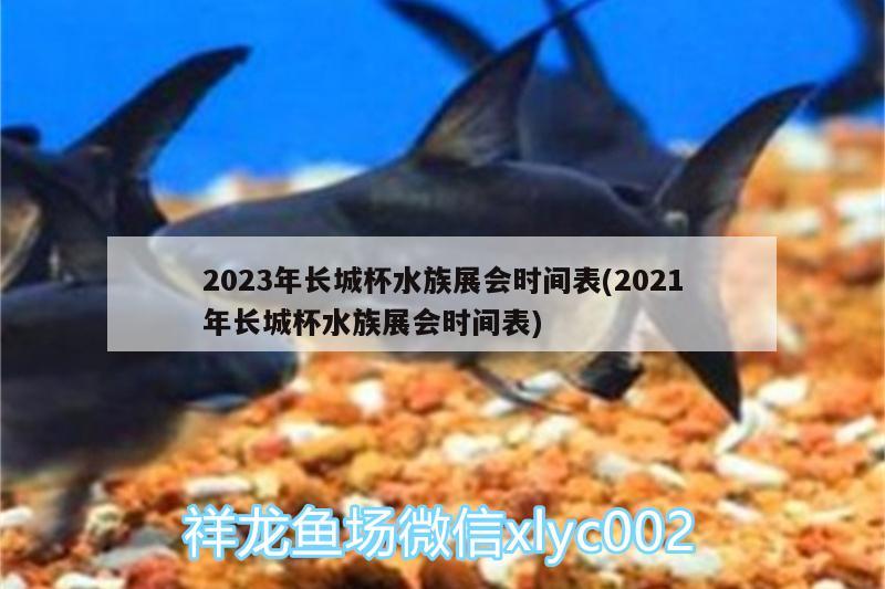 2023年长城杯水族展会时间表(2021年长城杯水族展会时间表)