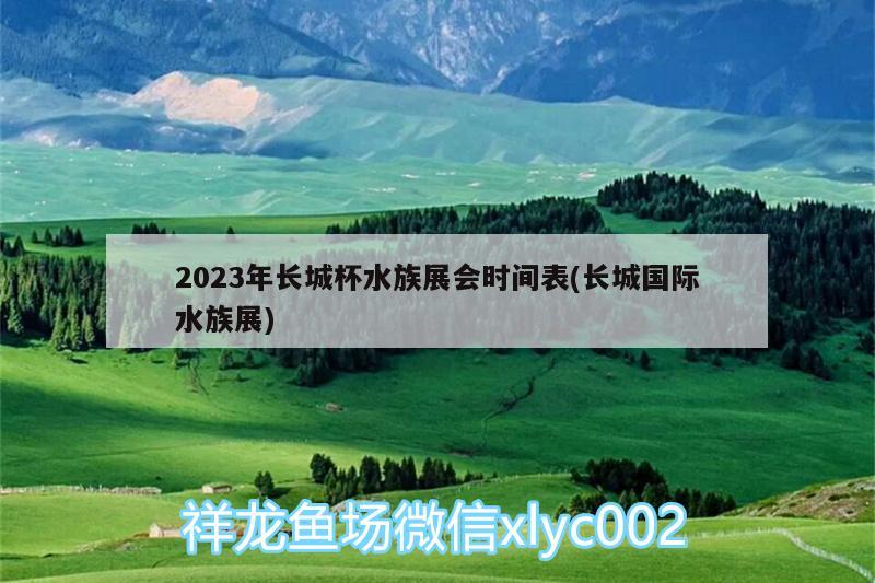 2023年长城杯水族展会时间表(长城国际水族展) 水族展会 第2张