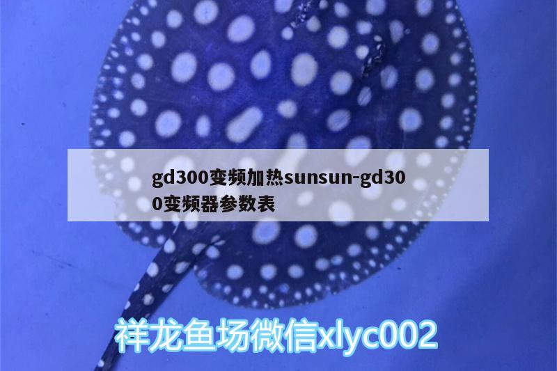 gd300变频加热sunsun:gd300变频器参数表 观赏鱼饲料