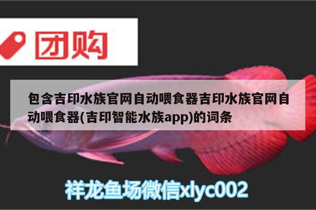 包含吉印水族官网自动喂食器吉印水族官网自动喂食器(吉印智能水族app)的词条 吉印水族 第2张