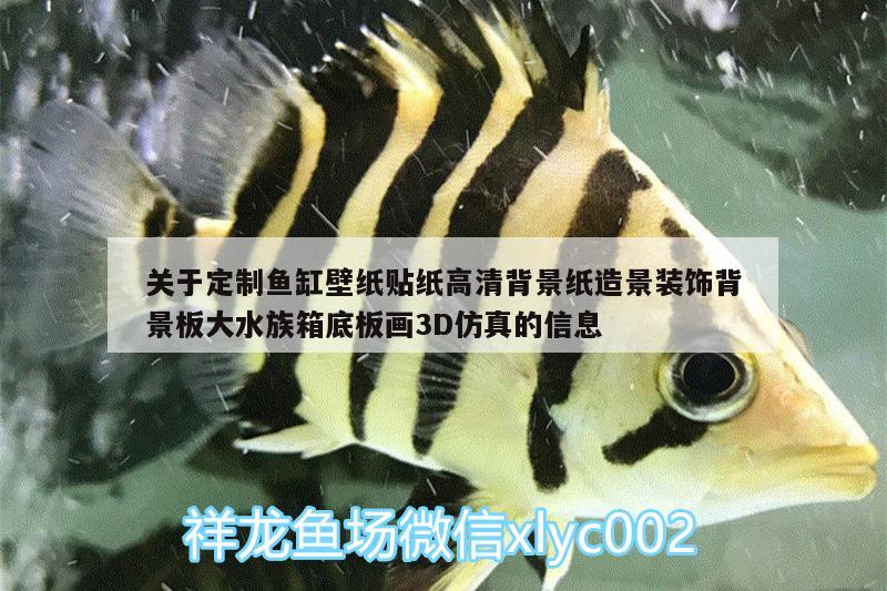 关于定制鱼缸壁纸贴纸高清背景纸造景装饰背景板大水族箱底板画3D仿真的信息