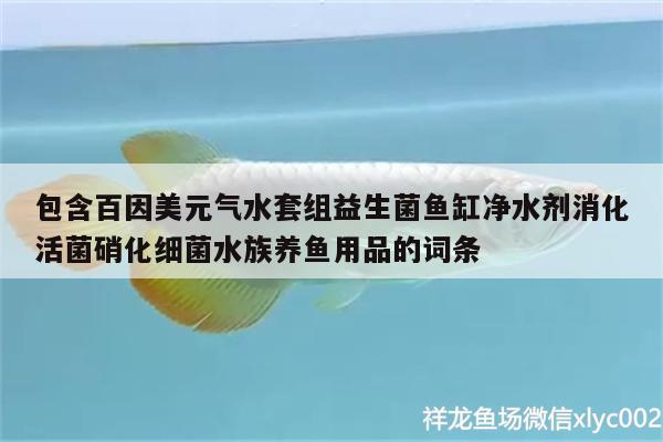 包含百因美元气水套组益生菌鱼缸净水剂消化活菌硝化细菌水族养鱼用品的词条 硝化细菌