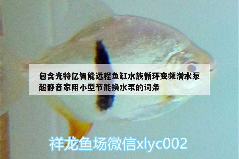 包含光特亿智能远程鱼缸水族循环变频潜水泵超静音家用小型节能换水泵的词条 光特亿