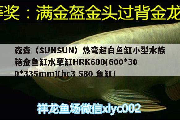 森森（SUNSUN）热弯超白鱼缸小型水族箱金鱼缸水草缸HRK600(600*300*335mm)(hr3580鱼缸) 鱼缸/水族箱