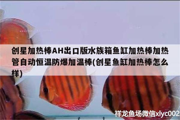 创星加热棒AH出口版水族箱鱼缸加热棒加热管自动恒温防爆加温棒(创星鱼缸加热棒怎么样) 鱼缸/水族箱