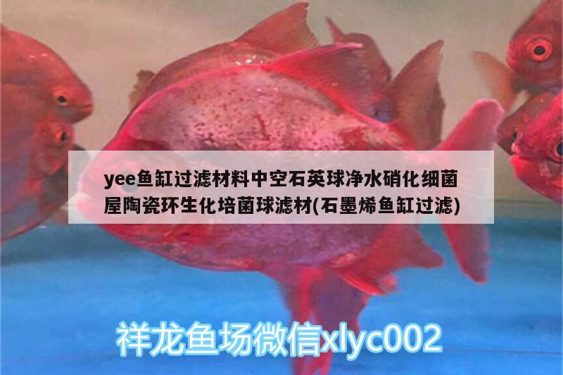 yee鱼缸过滤材料中空石英球净水硝化细菌屋陶瓷环生化培菌球滤材(石墨烯鱼缸过滤) yee