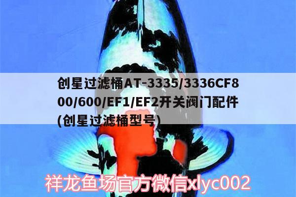 创星过滤桶AT-3335/3336CF800/600/EF1/EF2开关阀门配件(创星过滤桶型号)