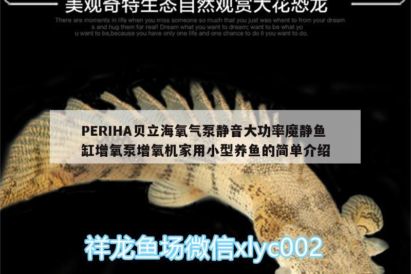 PERIHA贝立海氧气泵静音大功率魔静鱼缸增氧泵增氧机家用小型养鱼的简单介绍 垂钓乐园