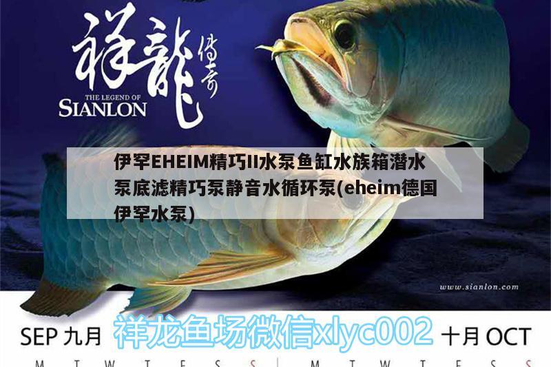 伊罕EHEIM精巧II水泵鱼缸水族箱潜水泵底滤精巧泵静音水循环泵(eheim德国伊罕水泵) 伊罕水族