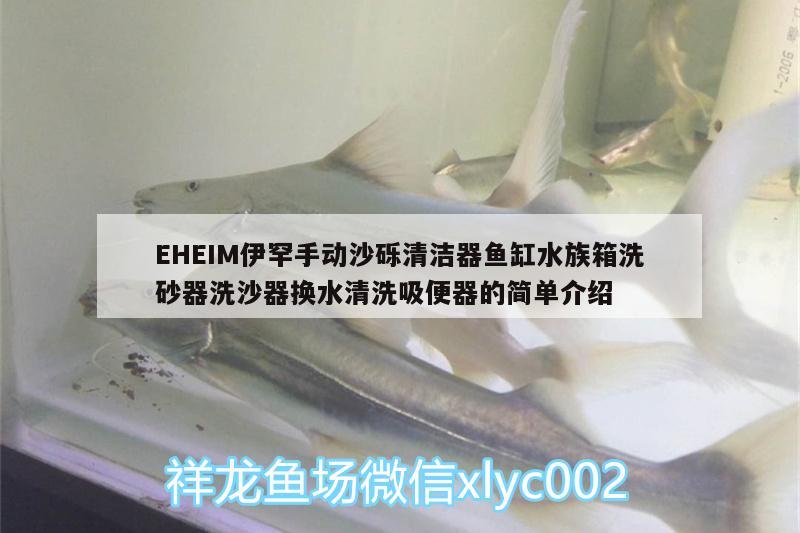 EHEIM伊罕手动沙砾清洁器鱼缸水族箱洗砂器洗沙器换水清洗吸便器的简单介绍