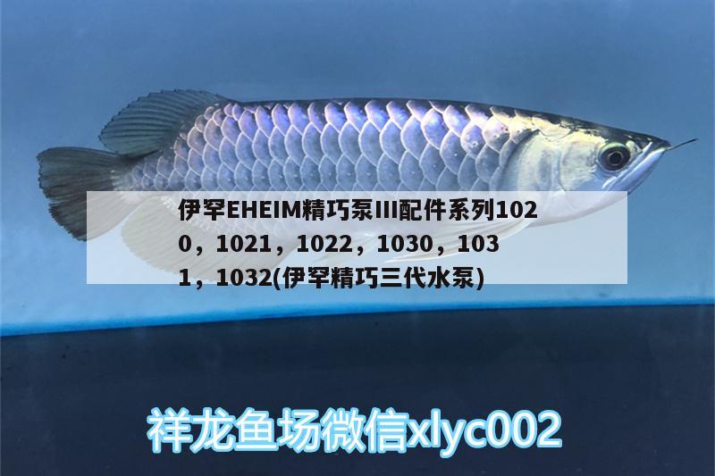 伊罕EHEIM精巧泵III配件系列1020，1021，1022，1030，1031，1032(伊罕精巧三代水泵)