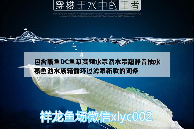 包含酷鱼DC鱼缸变频水泵潜水泵超静音抽水泵鱼池水族箱循环过滤泵新款的词条