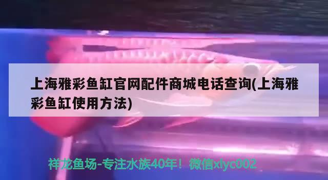 上海雅彩鱼缸官网配件商城电话查询(上海雅彩鱼缸使用方法) 三色锦鲤鱼