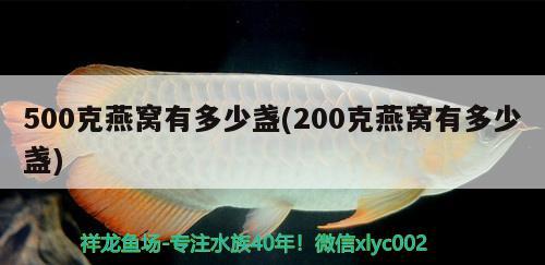 500克燕窝有多少盏(200克燕窝有多少盏) 马来西亚燕窝