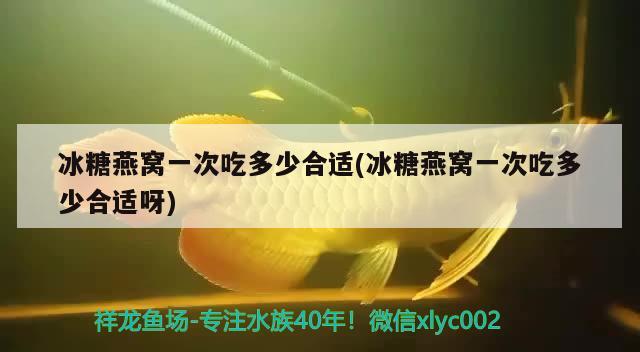 冰糖燕窝一次吃多少合适(冰糖燕窝一次吃多少合适呀) 马来西亚燕窝