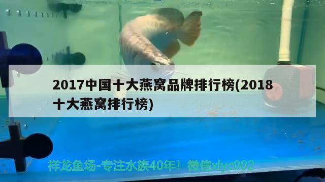 2017中国十大燕窝品牌排行榜(2018十大燕窝排行榜)