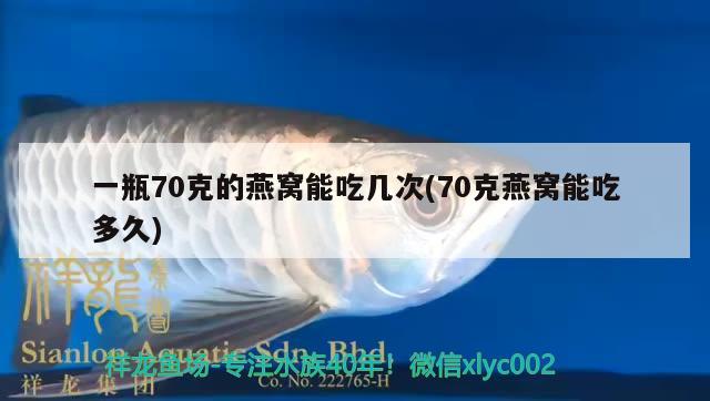 一瓶70克的燕窝能吃几次(70克燕窝能吃多久) 马来西亚燕窝