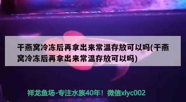 干燕窝冷冻后再拿出来常温存放可以吗(干燕窝冷冻后再拿出来常温存放可以吗)