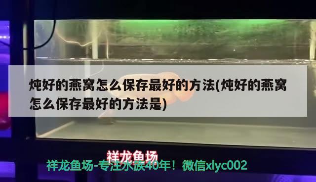 炖好的燕窝怎么保存最好的方法(炖好的燕窝怎么保存最好的方法是)