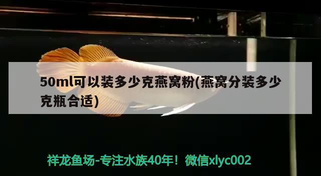 50ml可以装多少克燕窝粉(燕窝分装多少克瓶合适) 马来西亚燕窝