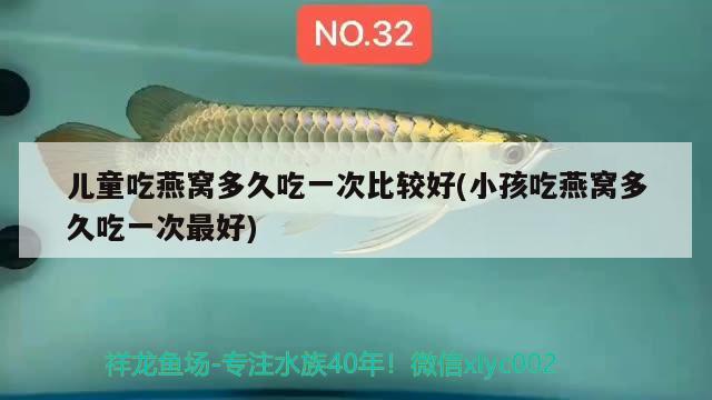 儿童吃燕窝多久吃一次比较好(小孩吃燕窝多久吃一次最好) 马来西亚燕窝