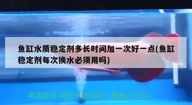 鱼缸水质稳定剂多长时间加一次好一点(鱼缸稳定剂每次换水必须用吗) 虎斑恐龙鱼