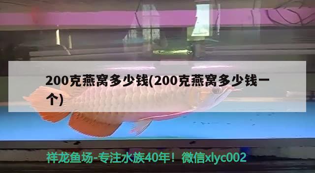 200克燕窝多少钱(200克燕窝多少钱一个)