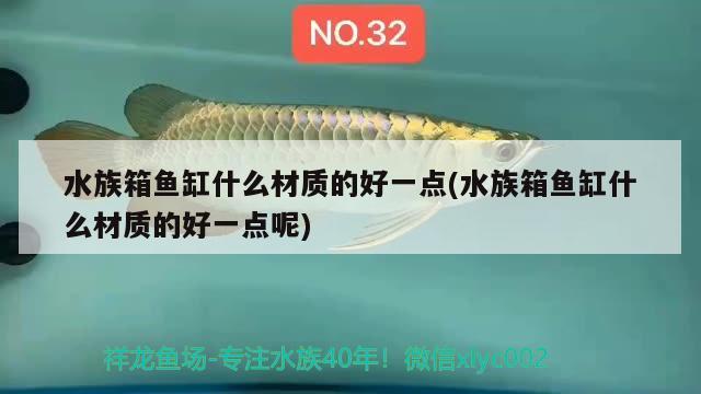 水族箱鱼缸什么材质的好一点(水族箱鱼缸什么材质的好一点呢)