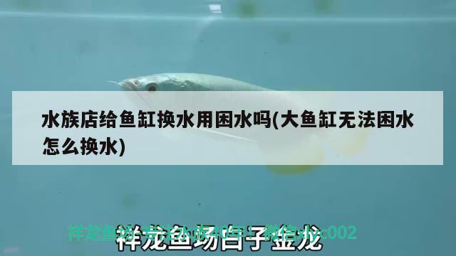 水族店给鱼缸换水用困水吗(大鱼缸无法困水怎么换水) 印尼红龙鱼