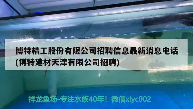 博特精工股份有限公司招聘信息最新消息电话(博特建材天津有限公司招聘) 博特水族