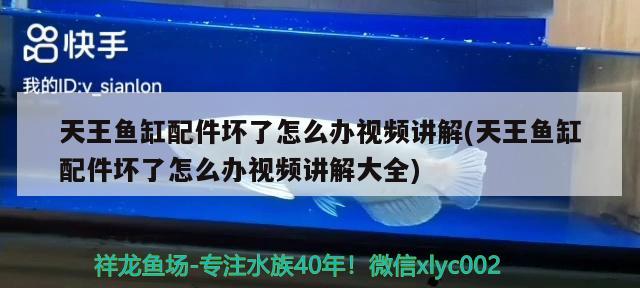 天王鱼缸配件坏了怎么办视频讲解(天王鱼缸配件坏了怎么办视频讲解大全) 彩鲽鱼缸（彩蝶鱼缸）