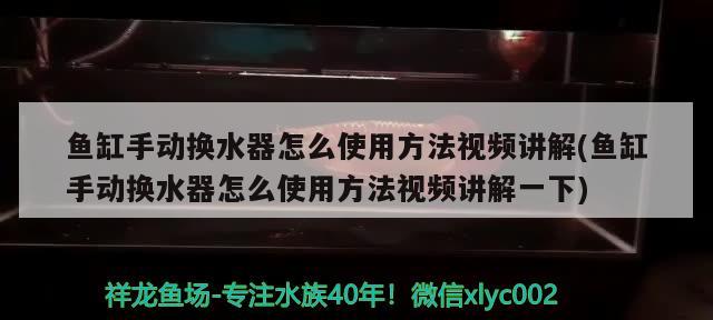 鱼缸手动换水器怎么使用方法视频讲解(鱼缸手动换水器怎么使用方法视频讲解一下) 鱼缸百科