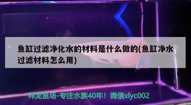 鱼缸过滤净化水的材料是什么做的(鱼缸净水过滤材料怎么用) 申古三间鱼