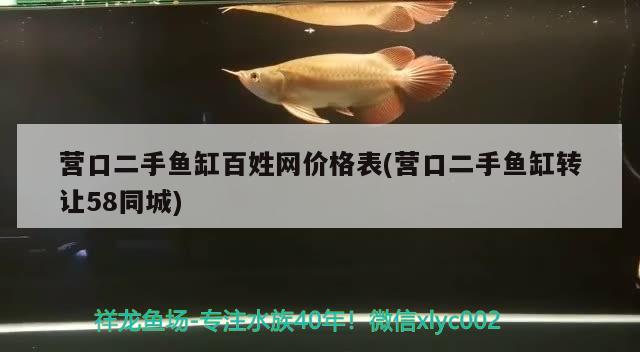 营口二手鱼缸百姓网价格表(营口二手鱼缸转让58同城) 水族维护服务（上门）