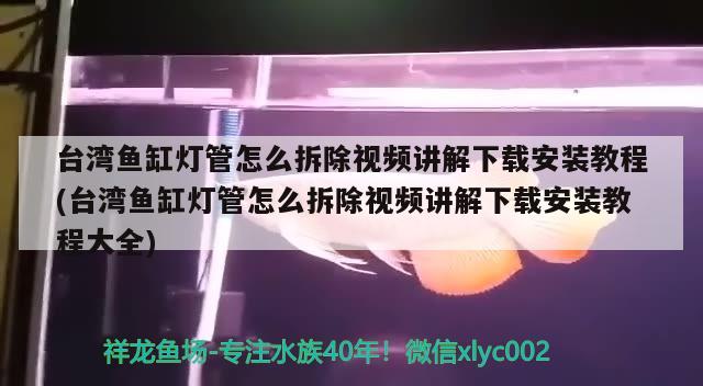 台湾鱼缸灯管怎么拆除视频讲解下载安装教程(台湾鱼缸灯管怎么拆除视频讲解下载安装教程大全) 魟鱼百科