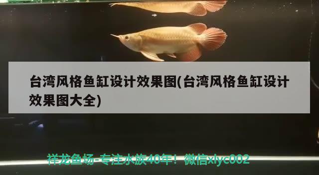 台湾风格鱼缸设计效果图(台湾风格鱼缸设计效果图大全) 古典过背金龙鱼