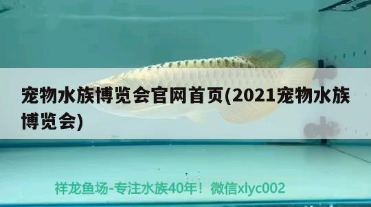 宠物水族博览会官网首页(2021宠物水族博览会)