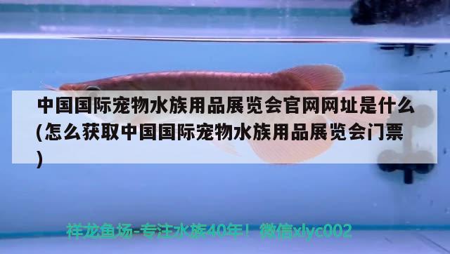 中国国际宠物水族用品展览会官网网址是什么(怎么获取中国国际宠物水族用品展览会门票)