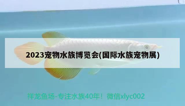 2023宠物水族博览会(国际水族宠物展)