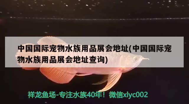 中国国际宠物水族用品展会地址(中国国际宠物水族用品展会地址查询)