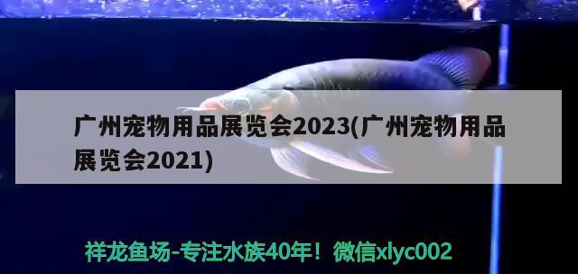 广州宠物用品展览会2023(广州宠物用品展览会2021)