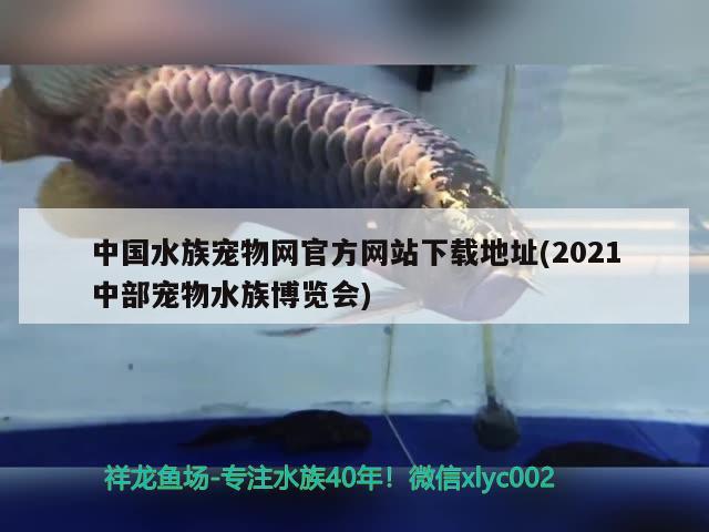 中国水族宠物网官方网站下载地址(2021中部宠物水族博览会)