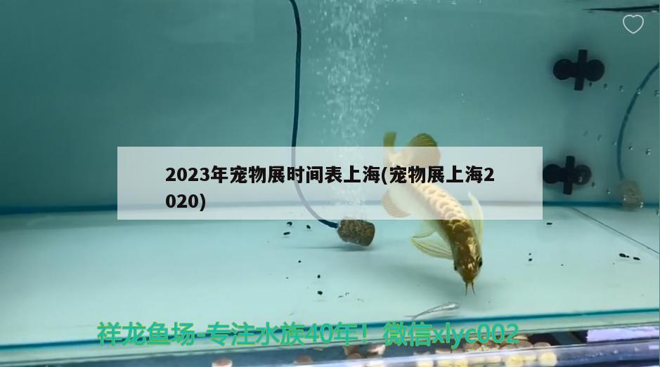 2023年宠物展时间表上海(宠物展上海2020) 2024第28届中国国际宠物水族展览会CIPS（长城宠物展2024 CIPS）