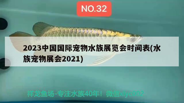 2023中国国际宠物水族展览会时间表(水族宠物展会2021) 水族展会