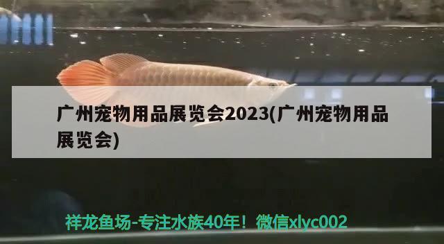 广州宠物用品展览会2023(广州宠物用品展览会)