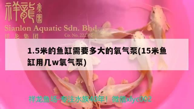 1.5米的鱼缸需要多大的氧气泵(15米鱼缸用几w氧气泵) 龙凤鲤鱼