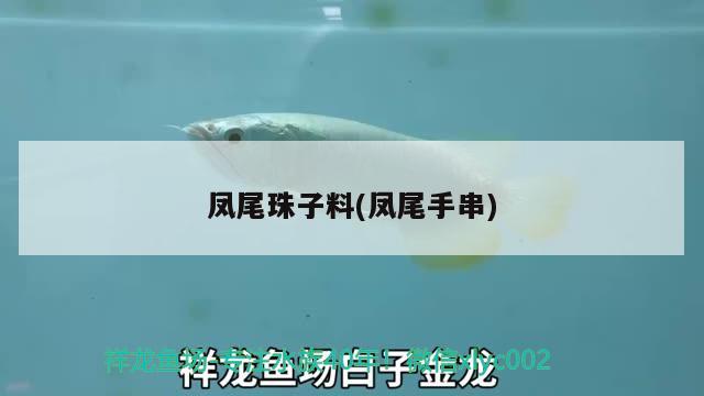 凤尾珠子料(凤尾手串)