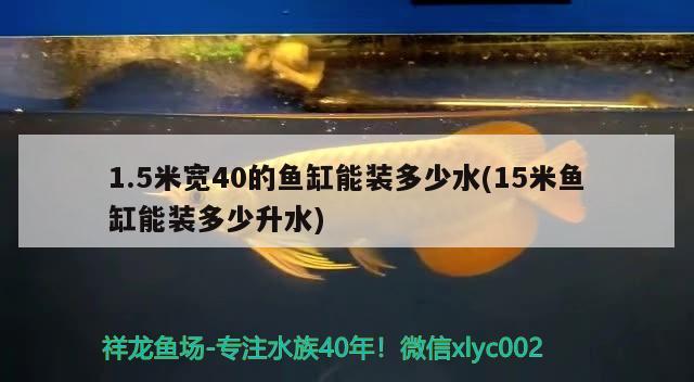 1.5米宽40的鱼缸能装多少水(15米鱼缸能装多少升水) 潜水艇鱼