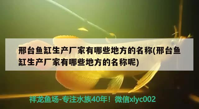 邢台鱼缸生产厂家有哪些地方的名称(邢台鱼缸生产厂家有哪些地方的名称呢)