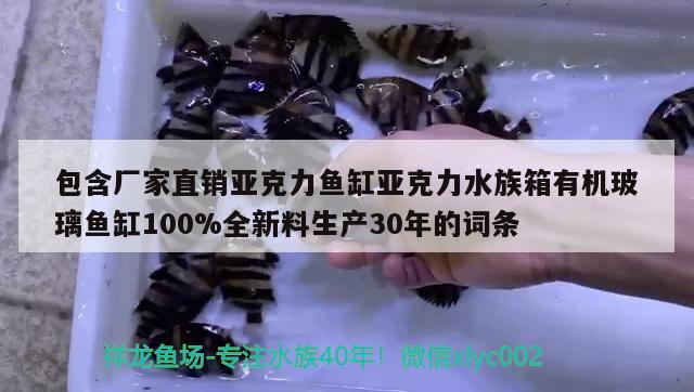 包含厂家直销亚克力鱼缸亚克力水族箱有机玻璃鱼缸100%全新料生产30年的词条 鱼缸/水族箱